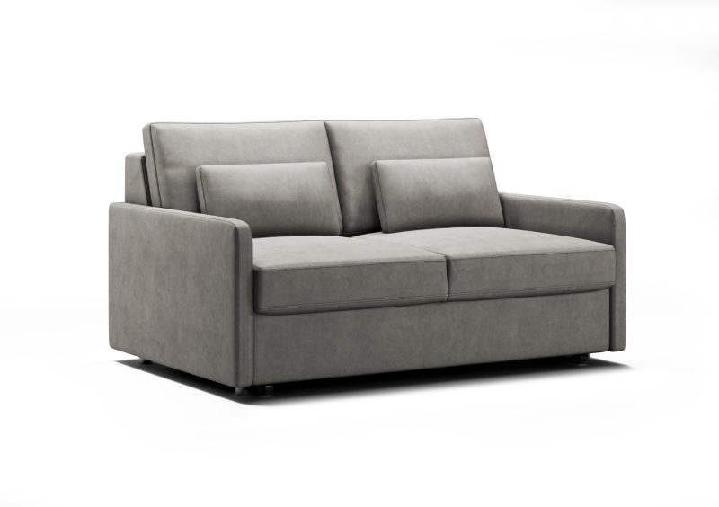 Mała szara sofa